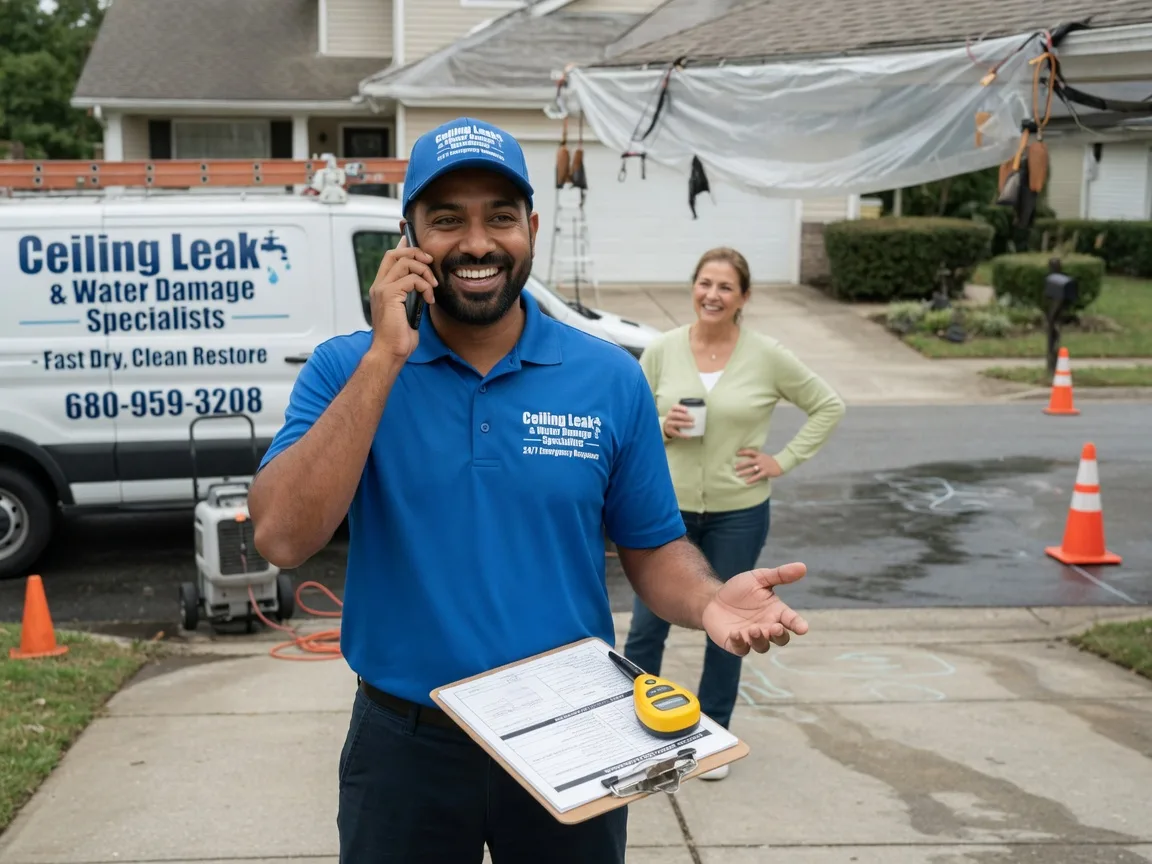 Ceiling Leak Cleanup Stuart, VA FAQs